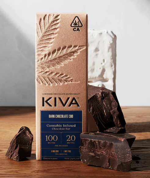 Kiva Dark Chocolate CBD 5:1