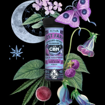 10mg : 5mg CBN Black Raspberry x Northern Lights Live Resin Gummies